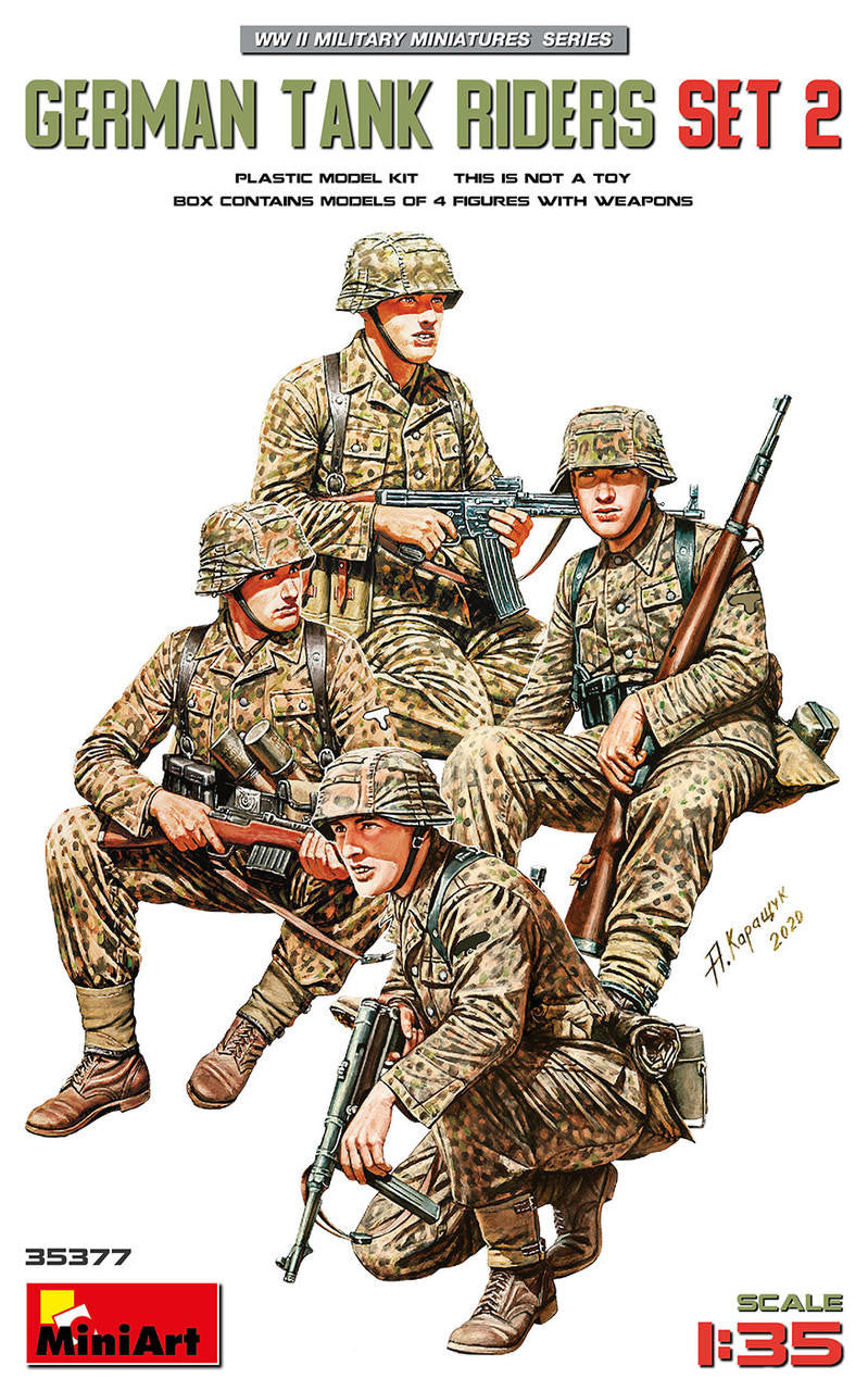 MiniArt 1/35 German Tank Riders Set 2 35377
